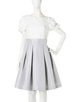 【CHIC】タックショルダードッキングワンピース