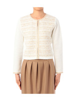 ツイードコンビニットジャケット