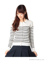 【3/12　ヒルナンデス掲載】ビジュー釦カーディガン