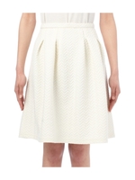 ヘリンボーンキルティングタックスカート