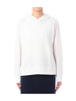 裏毛レースパーカ