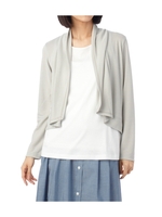 テールカットノーボタンカーディガン