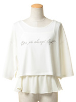 フレアーキャミツキロゴトップス