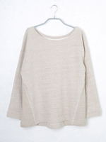 ヘビー粗挽き裏毛ボートネックPO