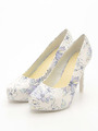 ペールフラワーパンプス