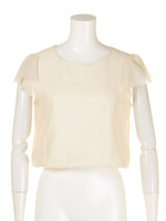 ラッフルスリーブブラウス