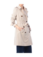 レーヨン混トレンチコート