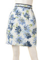 フラワープリントタイトスカート