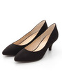 B ポインテッドパンプス55/BLACK