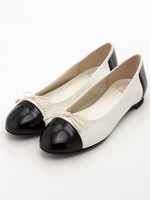 【新色登場】B切り替えバレリーナフラット/SILVER