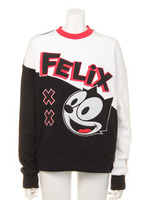 Felix Color Block Crew/RED×BLACK