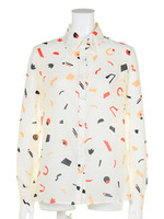 Geometric ブラウス/WHmix