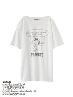 SNOOPY S/S TEE/Lt.PURPLE 