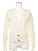 [Balcony and Bed]ビエラヤーンカーディガン/WHT