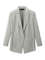 [L]シルバーワンボタンジャケット/グレー系(011)