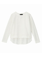 [L]リロンツィードジャージプルオーバー/ブルー系(494)