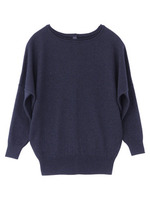 [S]ラメニットプルオーバー/ベージュ(052)