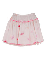 lipprint　skirt/pink