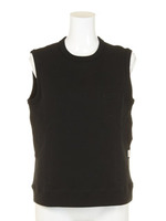 【BED&BREAKFAST】TSURIURAKE JERSEY Sleeveless Top/BLACK