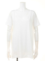 【BED＆BREAKFAST】Technorama　Standard　V−neck　Tee　Dress/MINT