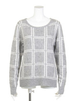 【BIJ】 起毛チェックKT/グレー