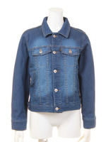 【BONICA　dot　GARDEN】デニットJK/ネイビー