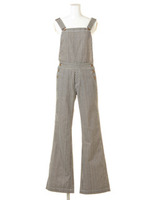 【BONICA　dot　GARDEN】ワイドオールインワン/ネイビー