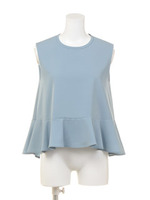 【GREED】SUPER STRETCH DC Sleeveless Top/BLUE