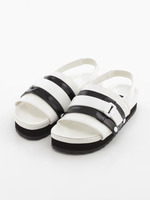 【MODE】マルチベルテッドサンダル/ホワイト