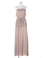 【Planet blue world】ベアマキシワンピース/カーキ