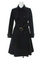 ロングトレンチコート/ネイビー