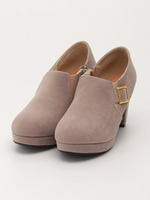 ♭サイドベルトブーティー/ブラック