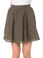 からみミニスカート/カーキ