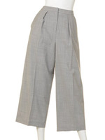 ウールワイドパンツ/GRY