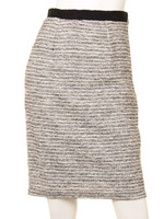 カットツイード/ブラック