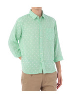 カラードットガーゼシャツ/ピンク系(064)