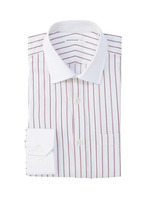 カルゼカラーストライプシャツ/ライトブルー(091)