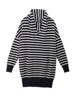 カンガルーポケットゆるニット/ネイビー(393)