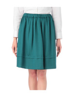 ギャザーフレアースカート/オレンジ系(067)