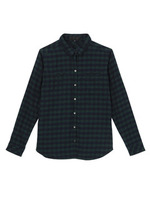 ギンガムチェックネルシャツ/ブルー系(292)