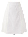 コットンレーススカート/ホワイト