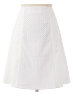 コットンレーススカート/ホワイト