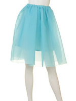 シースルーボリュームスカート/RED