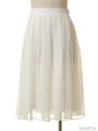 シフォンミドルタックスカート/OW