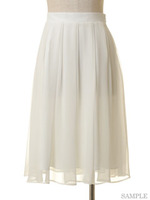 シフォンミドルタックスカート/OW