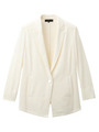 シルバーワンボタンジャケット/ホワイト(003)