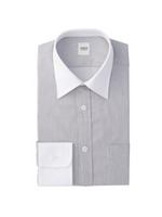 ストライプストレッチシャツ/ブラック(319)