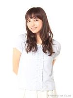 ストライプフリル付カットBL/サックス