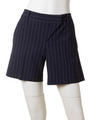 センタープレスショートパンツ/NVYxWHT
