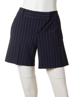 センタープレスショートパンツ/NVYxWHT